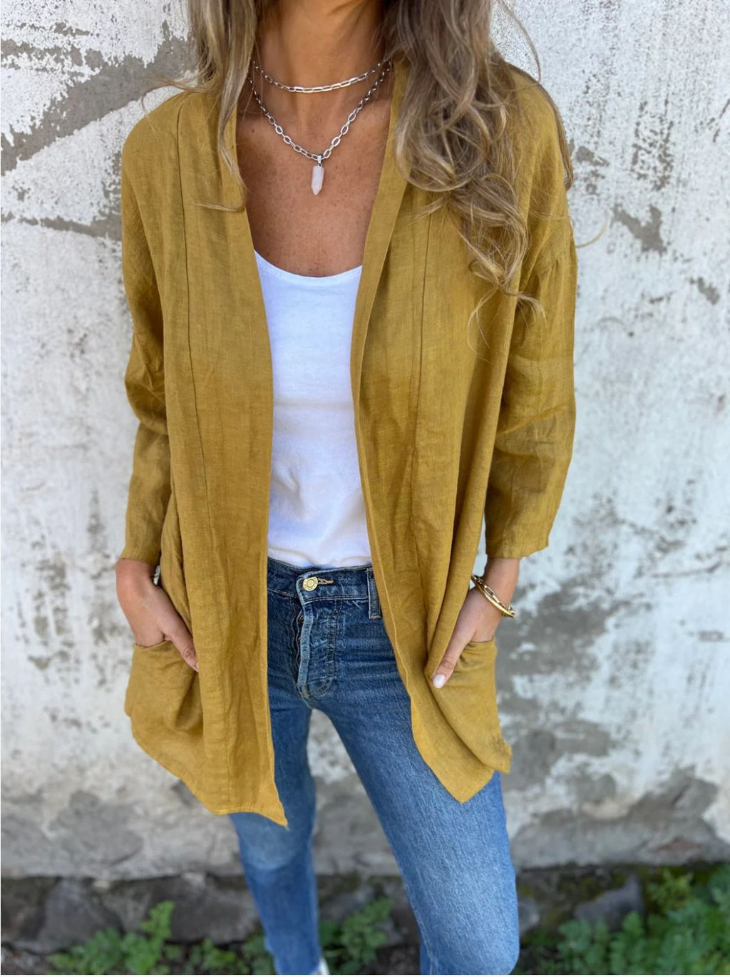Women's casual summer jacket size
