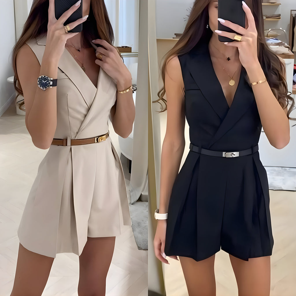 Anastasia | Stylischer ärmelloser Jumpsuit