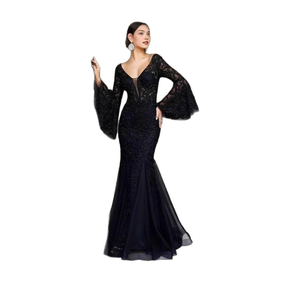 Valenzora | Vintage Party Long Mermaid Skirt Dress
