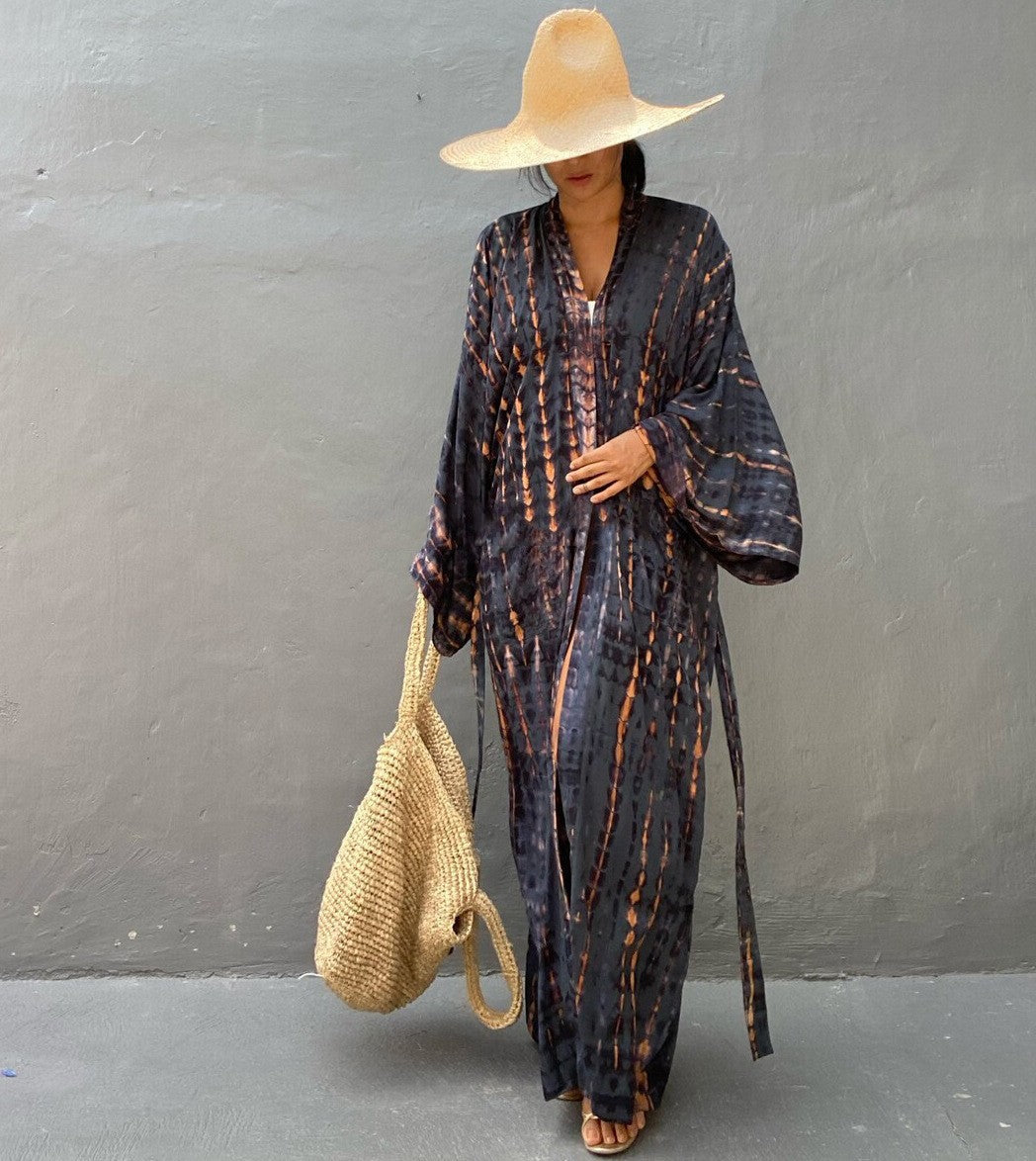 Damen Kaftan Kleid Drune