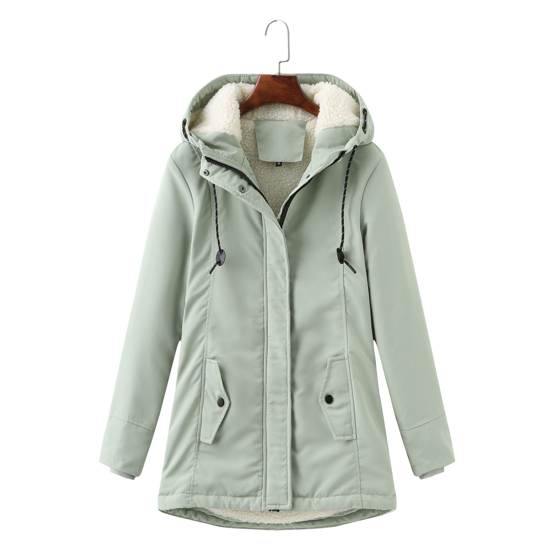 Valenzora | Casual winter jacket with fur lining for women