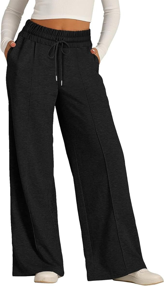 Women's comfortable and casual leisure trousers with elasticated waistband and side pockets, size