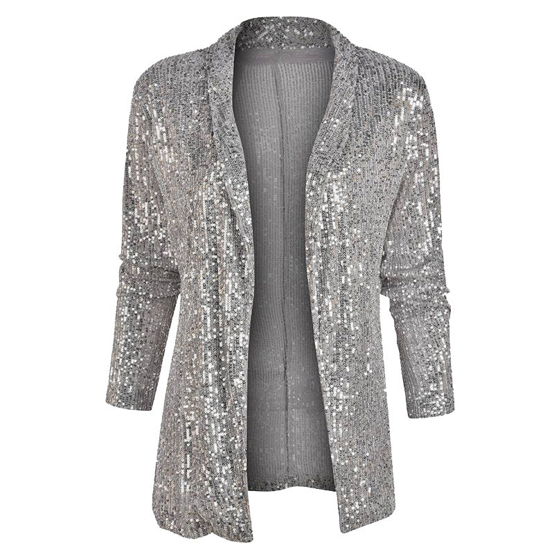 Women's Glamorous Sequin Blazer SIZE