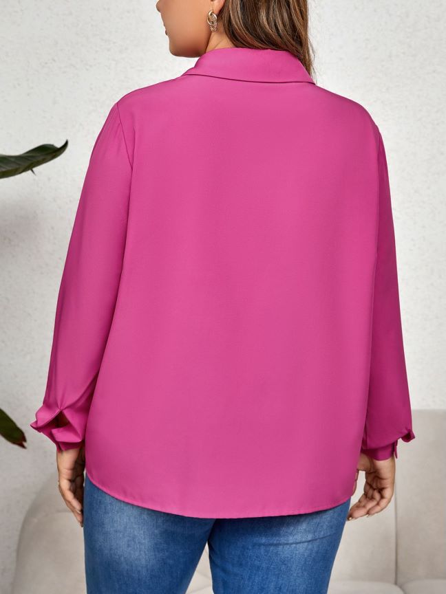 Women's blouse with unique openwork pattern and elegant details, size [size missing]