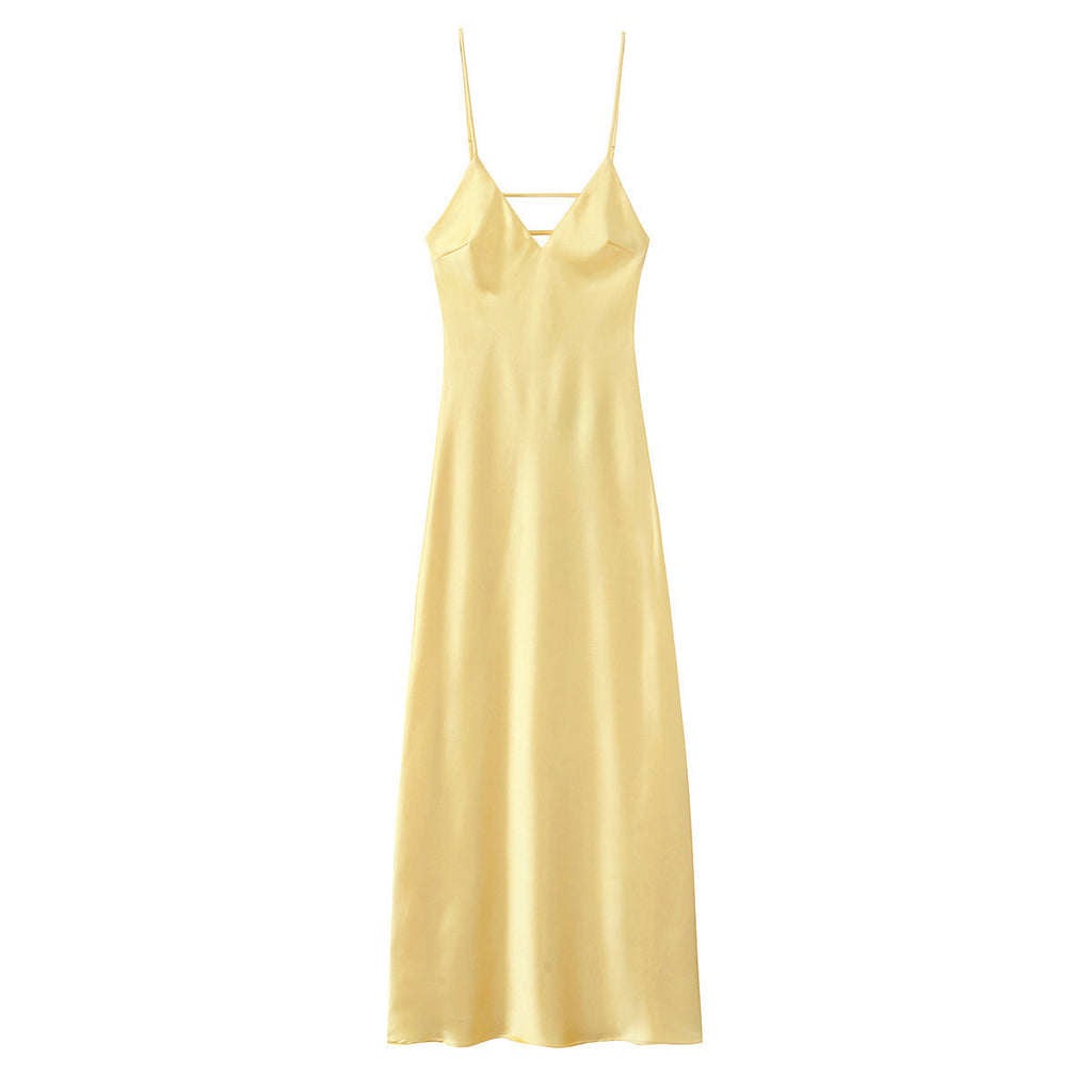 Valenzora | Glamouröses Midikleid mit langem Schlitz