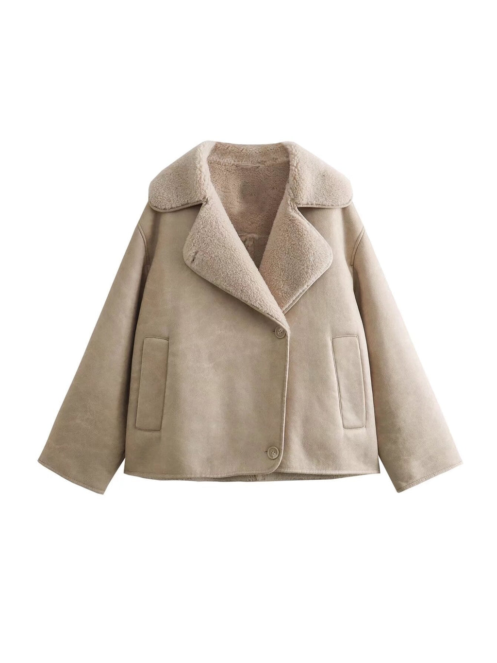 Valenzora | Klassische Kurze Lederjacke für Damen