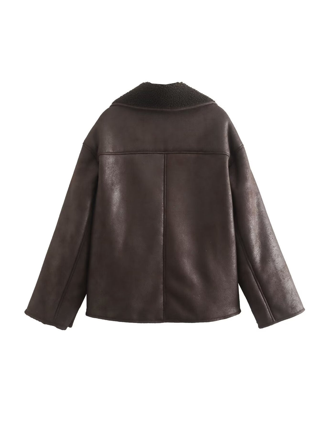 Valenzora | Klassische Kurze Lederjacke für Damen