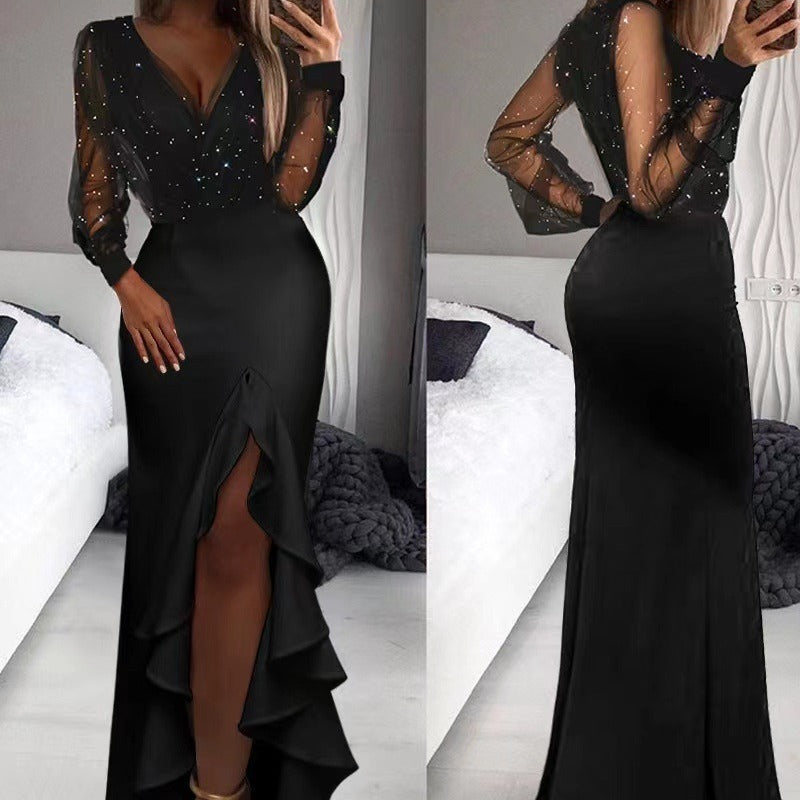 Valenzora | Elegantes Pendler-Maxikleid
