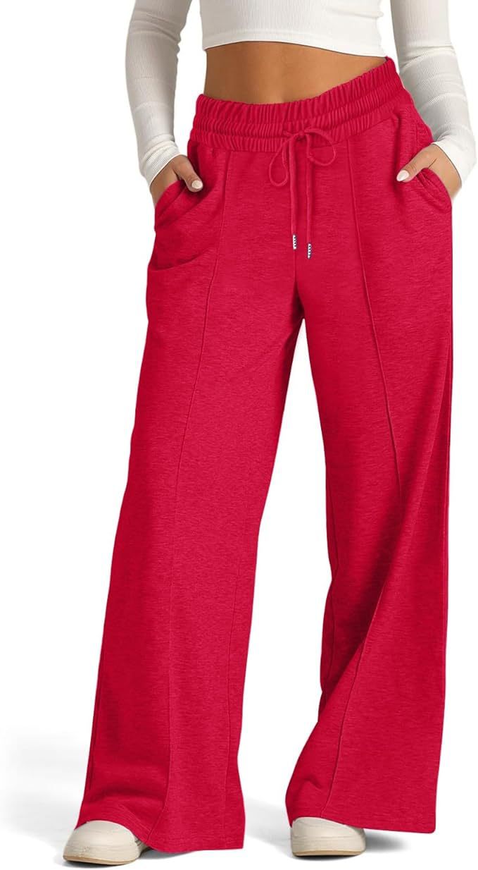 Women's comfortable and casual leisure trousers with elasticated waistband and side pockets, size