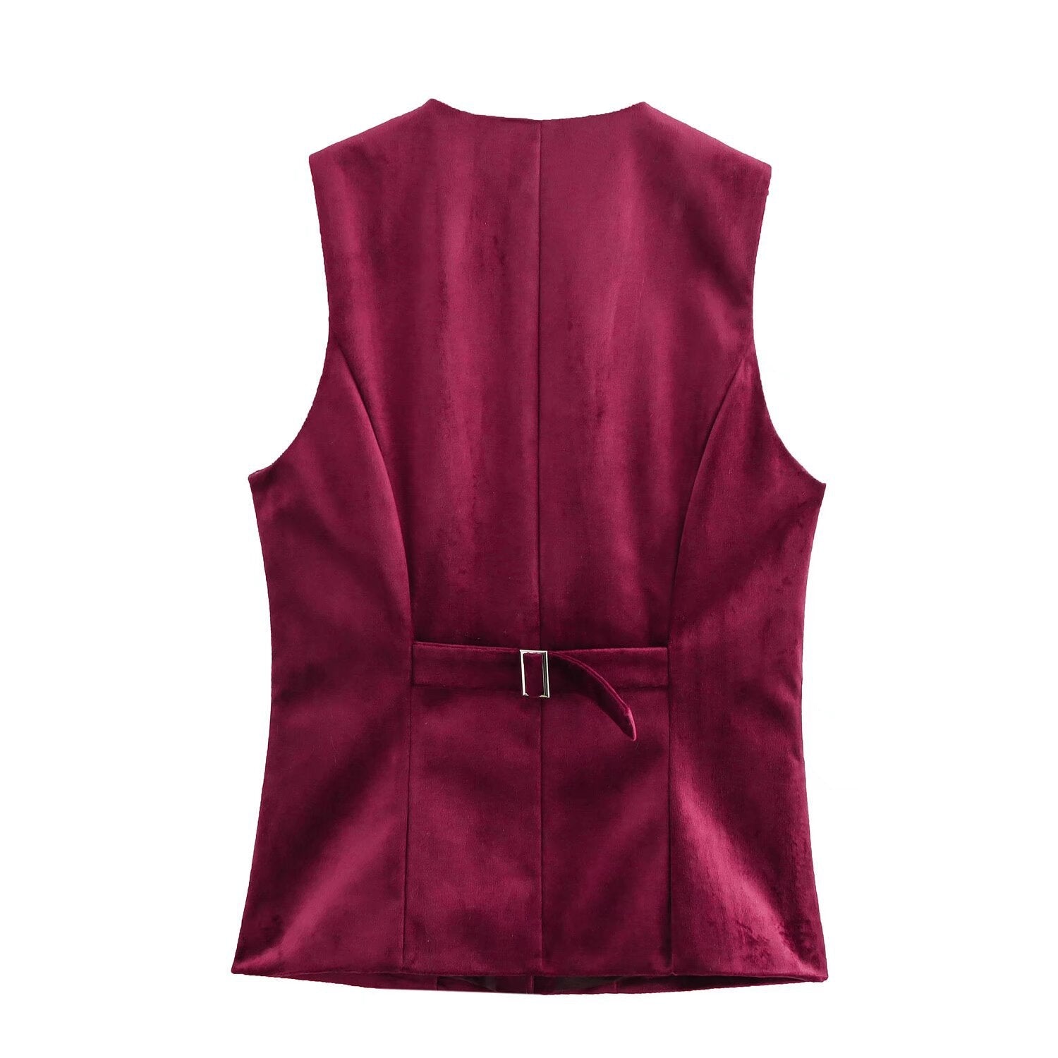 Valenzora | Velvet sleeveless vest top