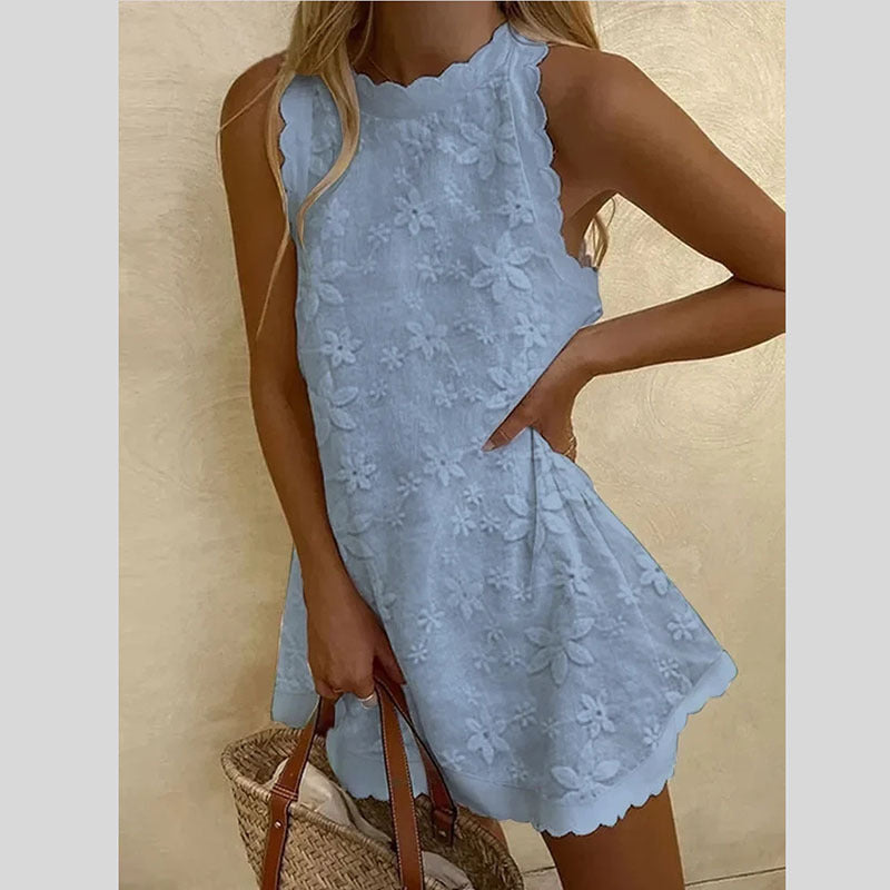 Women's summer dress in floral design, size