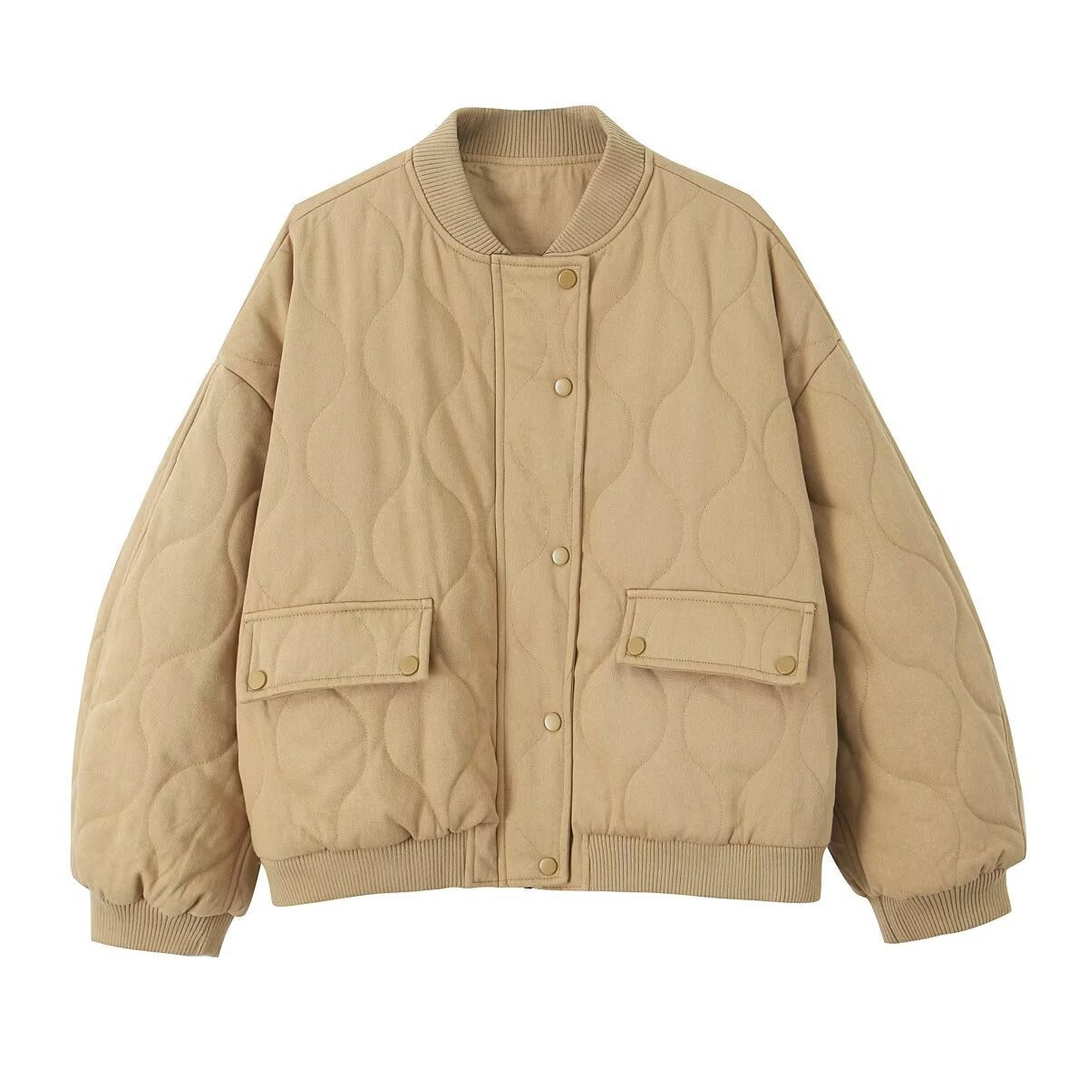 Valenzora | Quilted, Oversized Bomber Jacket