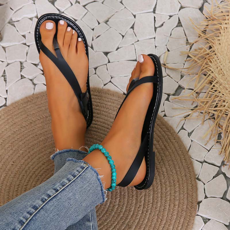 Valenzora | Minimalist Sandals with Buckle for Women