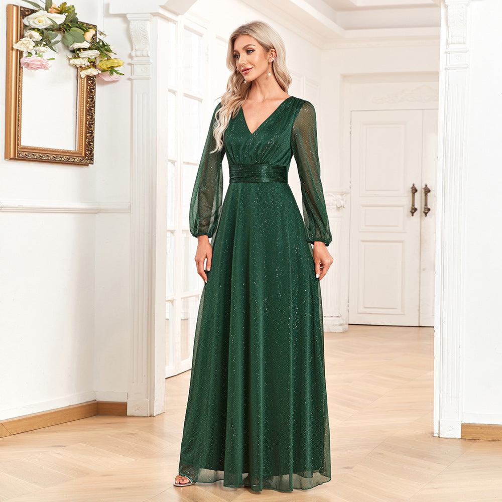 Valenzora | Cocktail Evening Dress Kor Costumes Plus Size Long Host Solo Green Dress