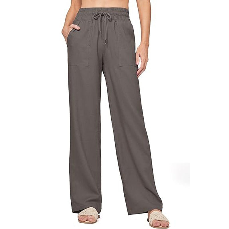 Damen bequeme weite Sommerhose Größe