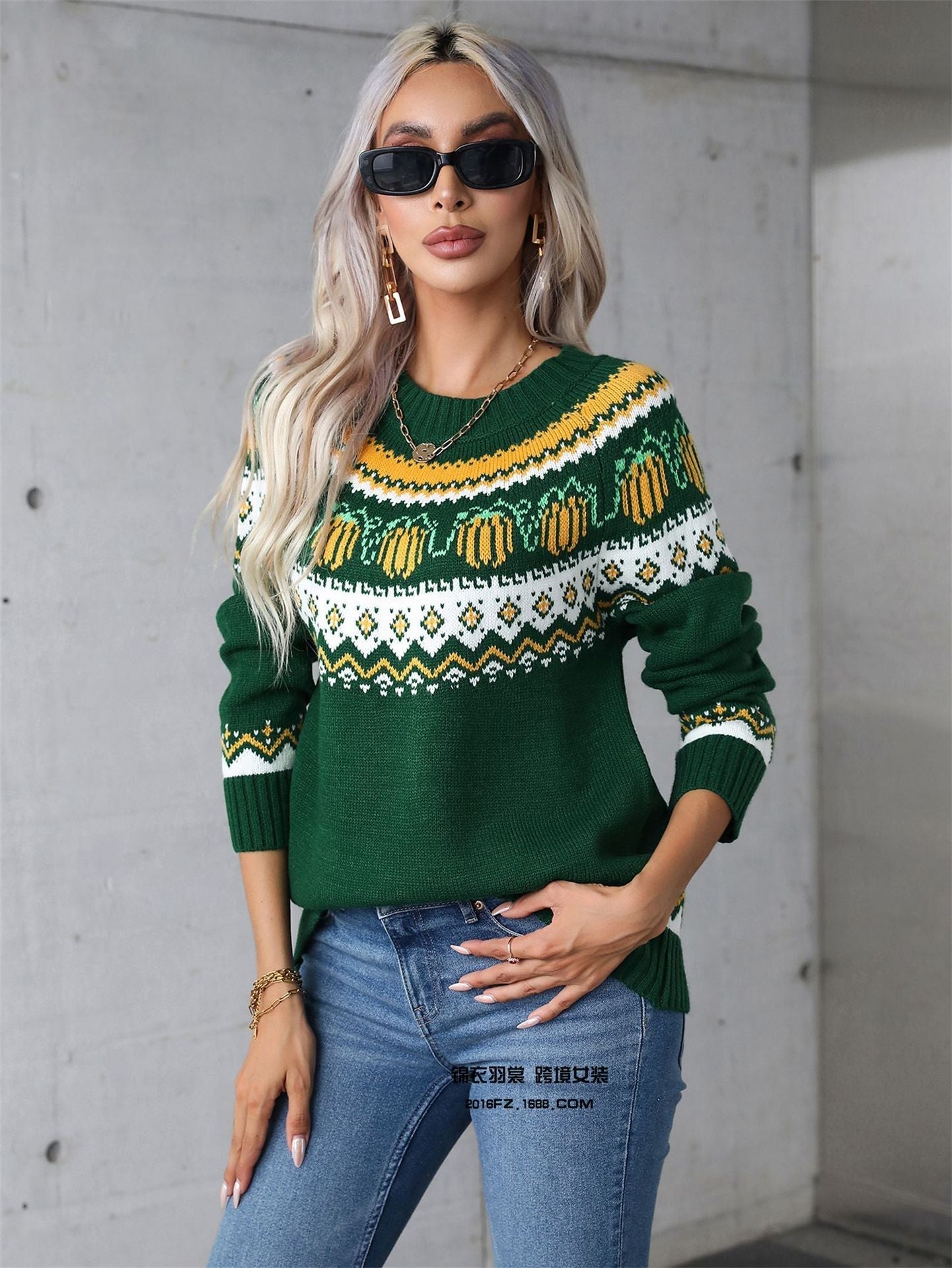 Warm ethnic sweaters for women