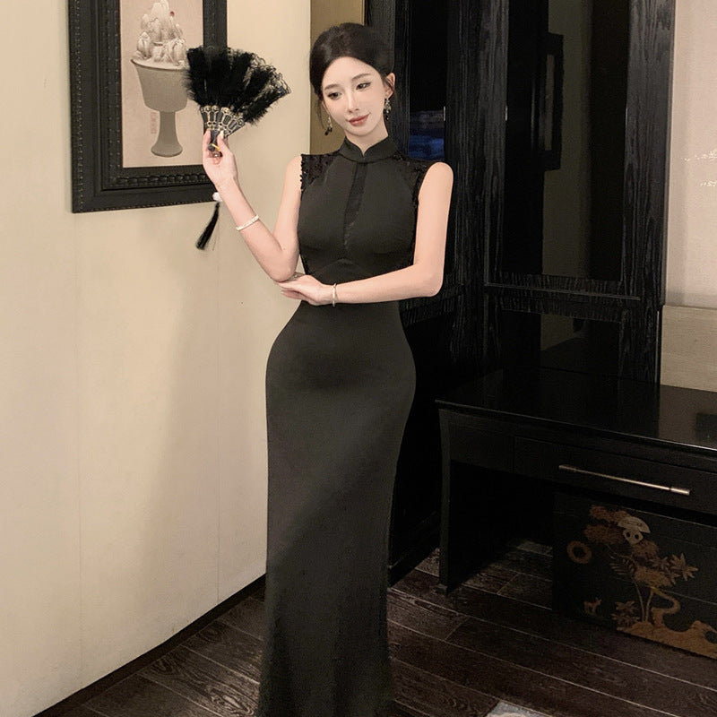 Valenzora | Vintage Elegant Sleeveless Improved Qipao Dress