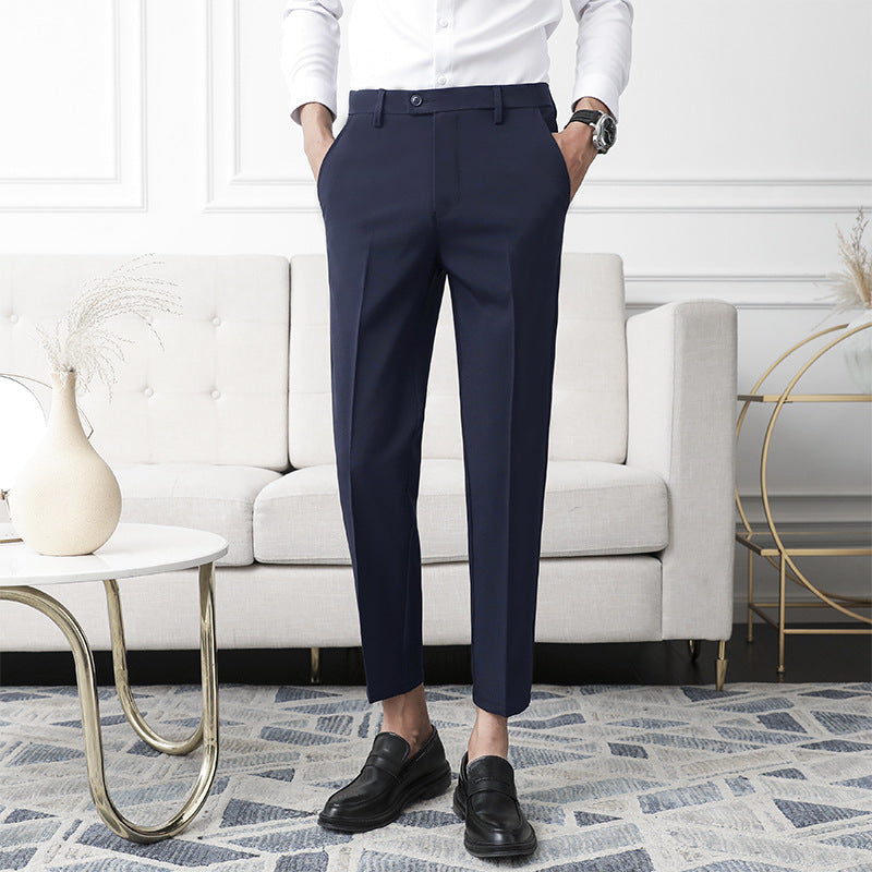 Valenzora | Classic Slim Fit Trousers for Men