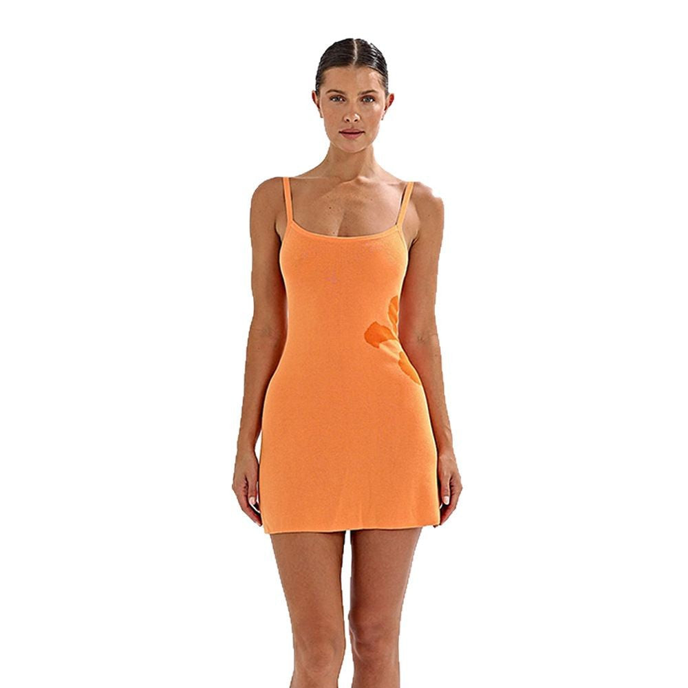 Bequemes Damen-Sommerkleid aus leichter Baumwolle, Größe