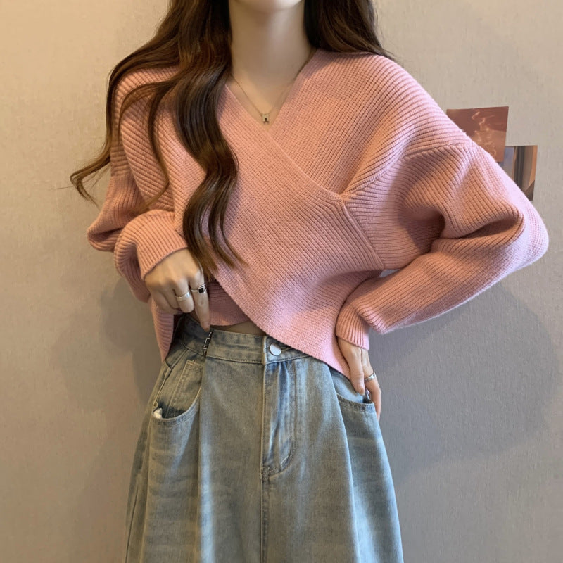 Valenzora | My Heart Plus Size Crop Sweater