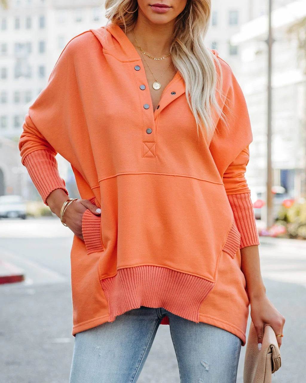 Valenzora Loving My Life Hoodie Tunic