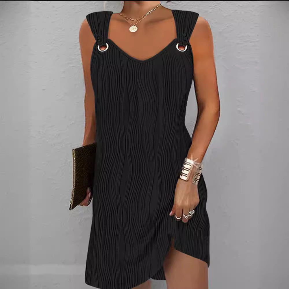 Women's Wave Texture Dress Size