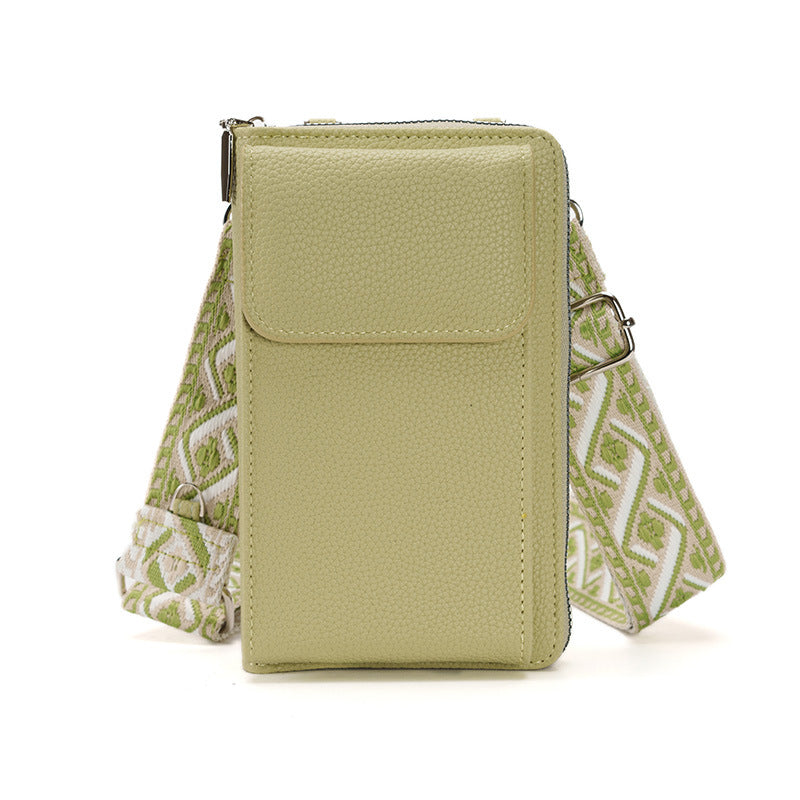 Valenzora shoulder bag with cell phone compartment