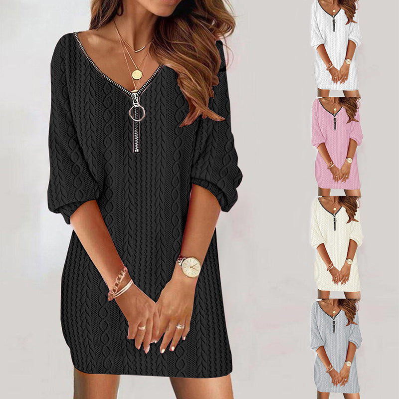 Women's knitted dress