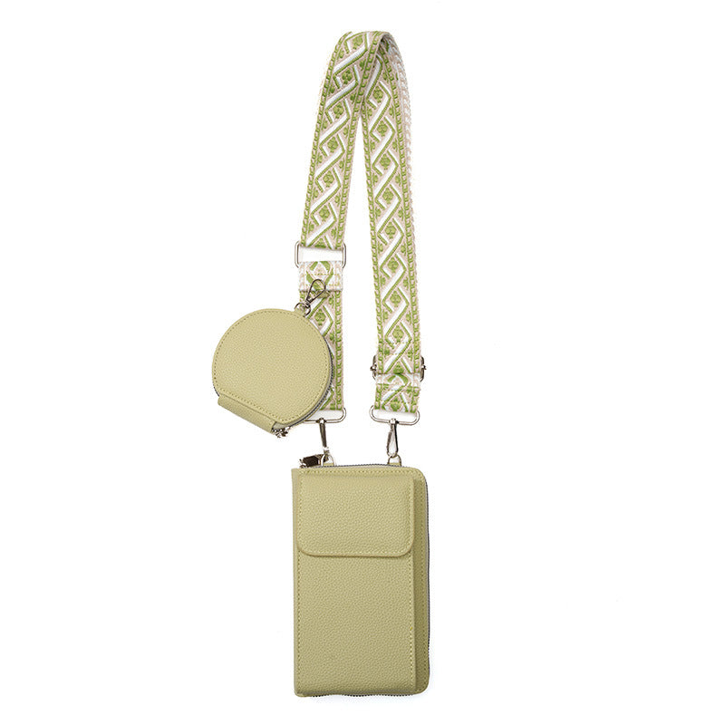 Valenzora shoulder bag with cell phone compartment