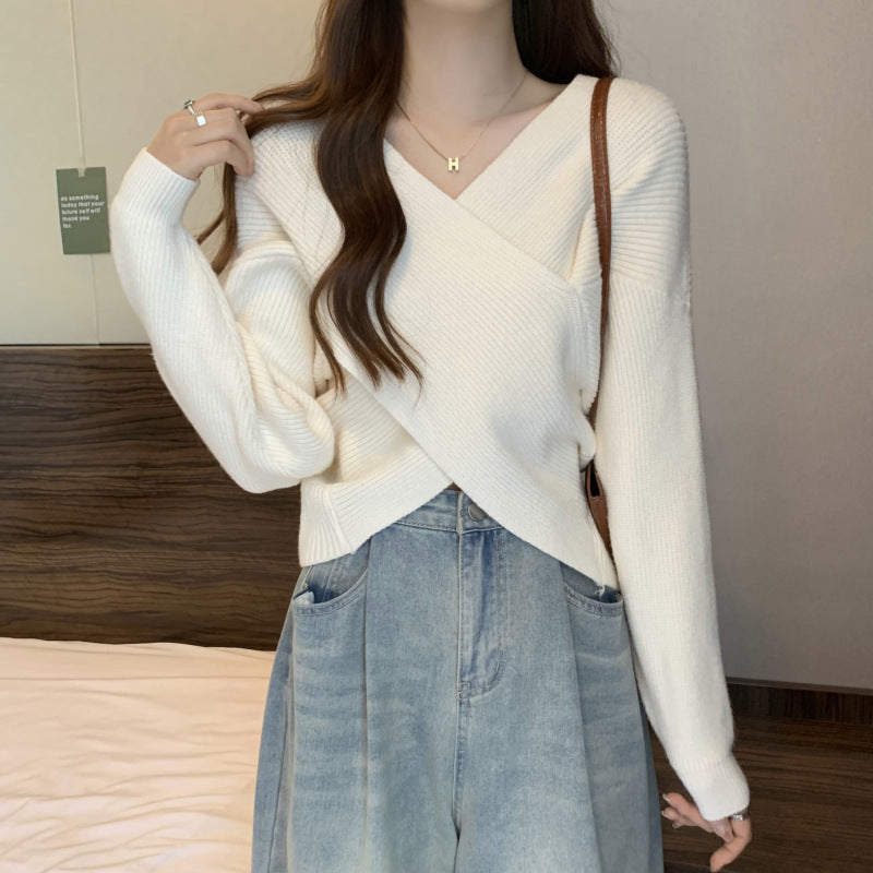 Valenzora | My Heart Plus Size Crop Sweater