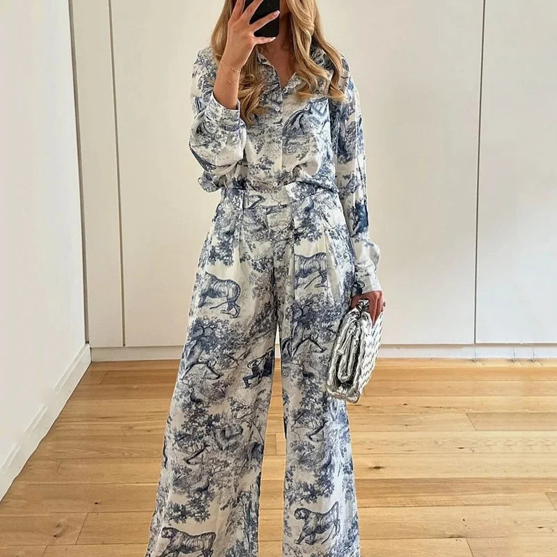 Damen-Jumpsuit mit Blumenmustern und eleganter Passform, Größe