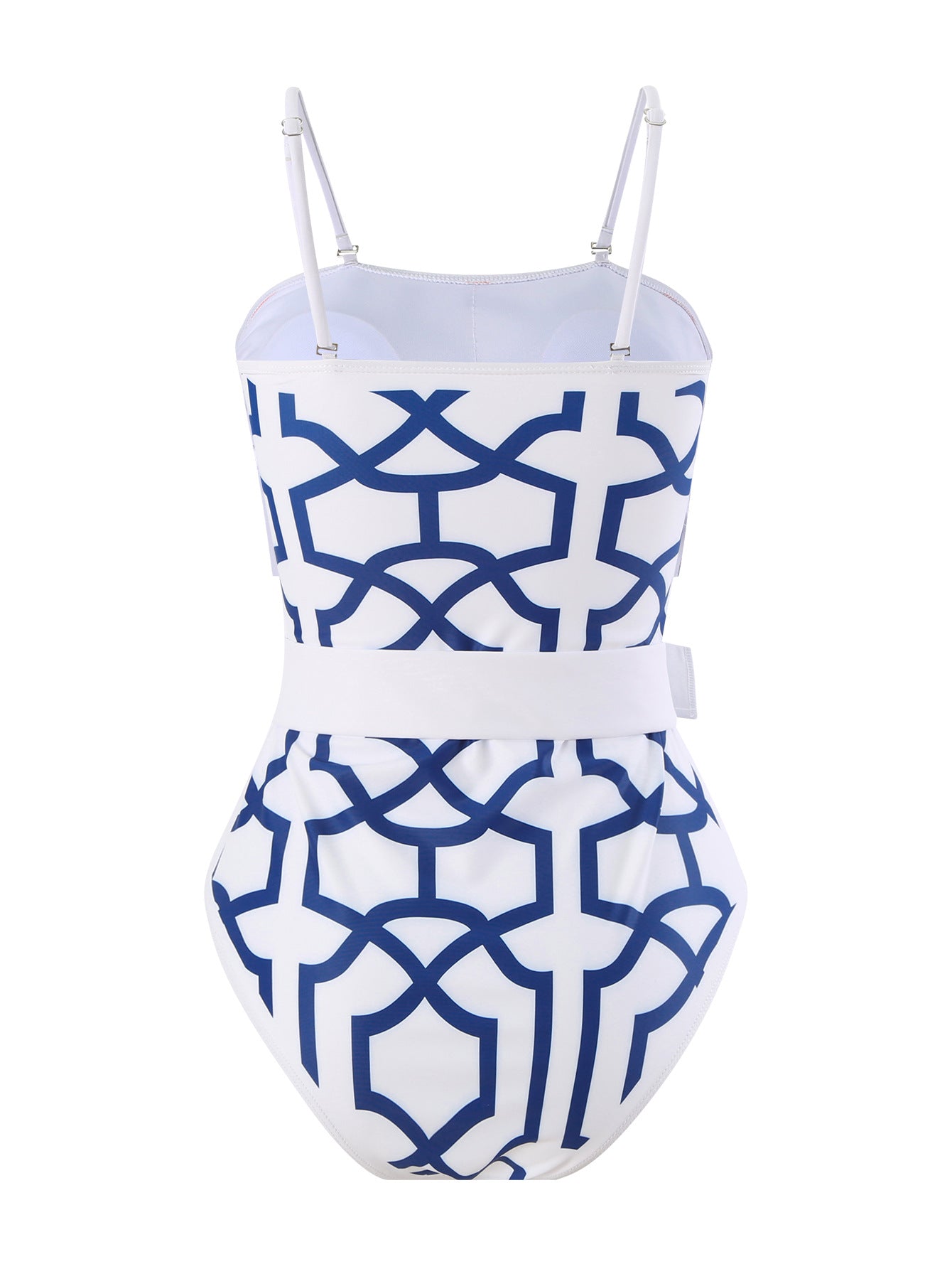 Damen-Badeanzug mit elegantem Kimono und raffiniertem Gürtel, Größe S