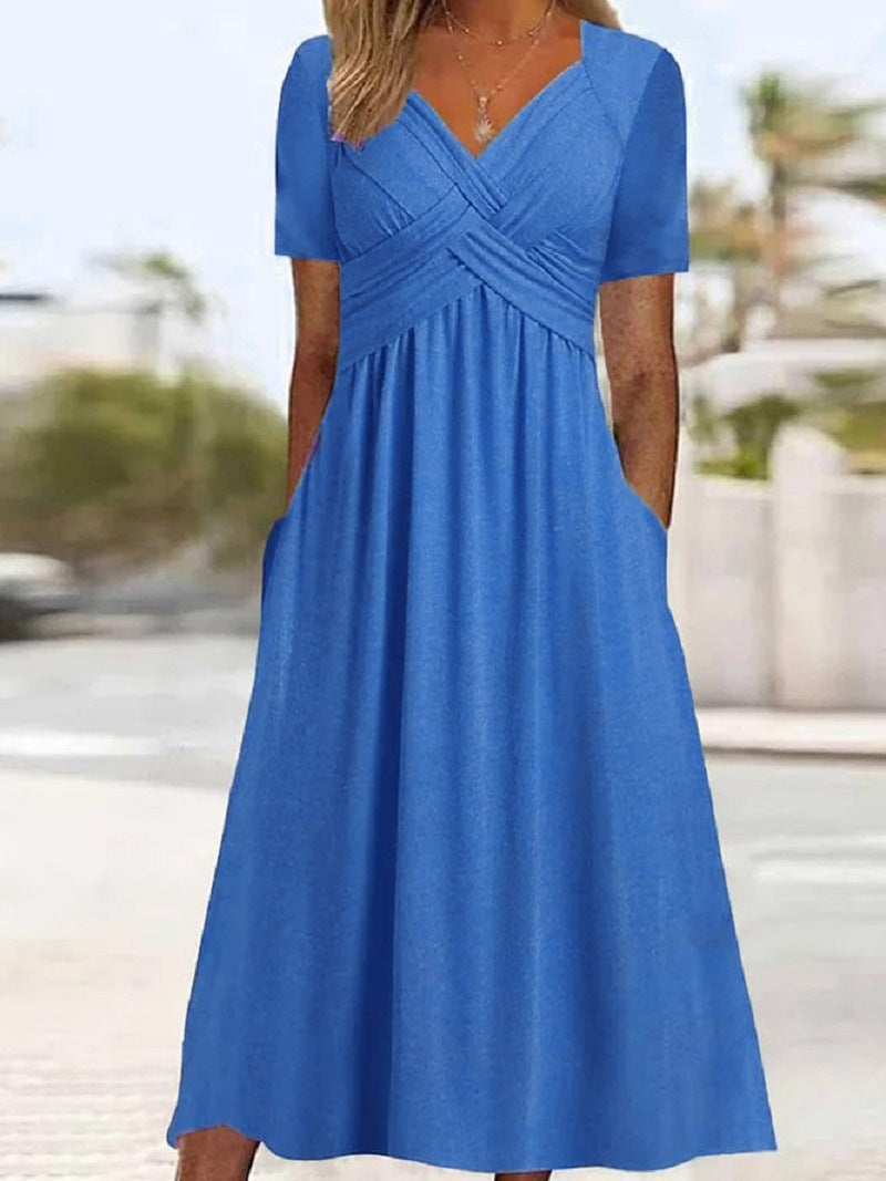 Valenzora | Crossover-Midikleid