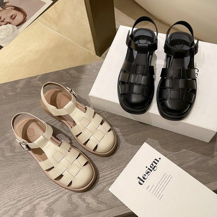 Women's elegant sandals with a sophisticated woven design and comfortable footbed, size Valenzora