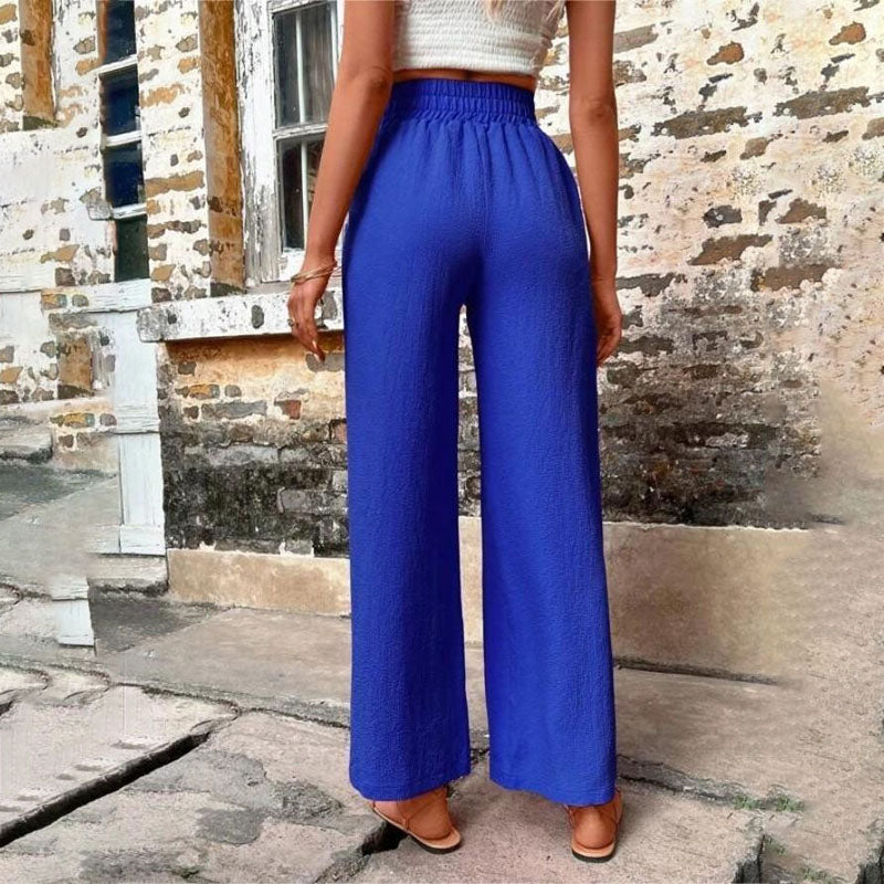 Valenzora | Colorful, airy summer trousers for women with wide legs