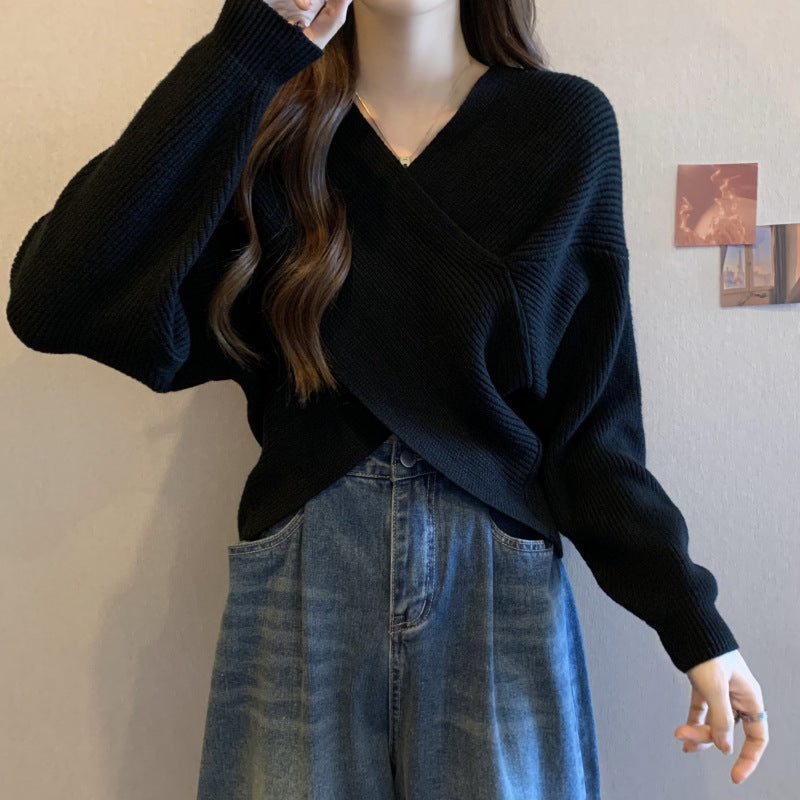 Valenzora | My Heart Plus Size Crop Sweater