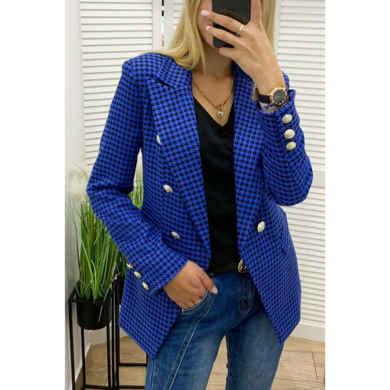 Valenzora | Rot karierte Jacke für Damen