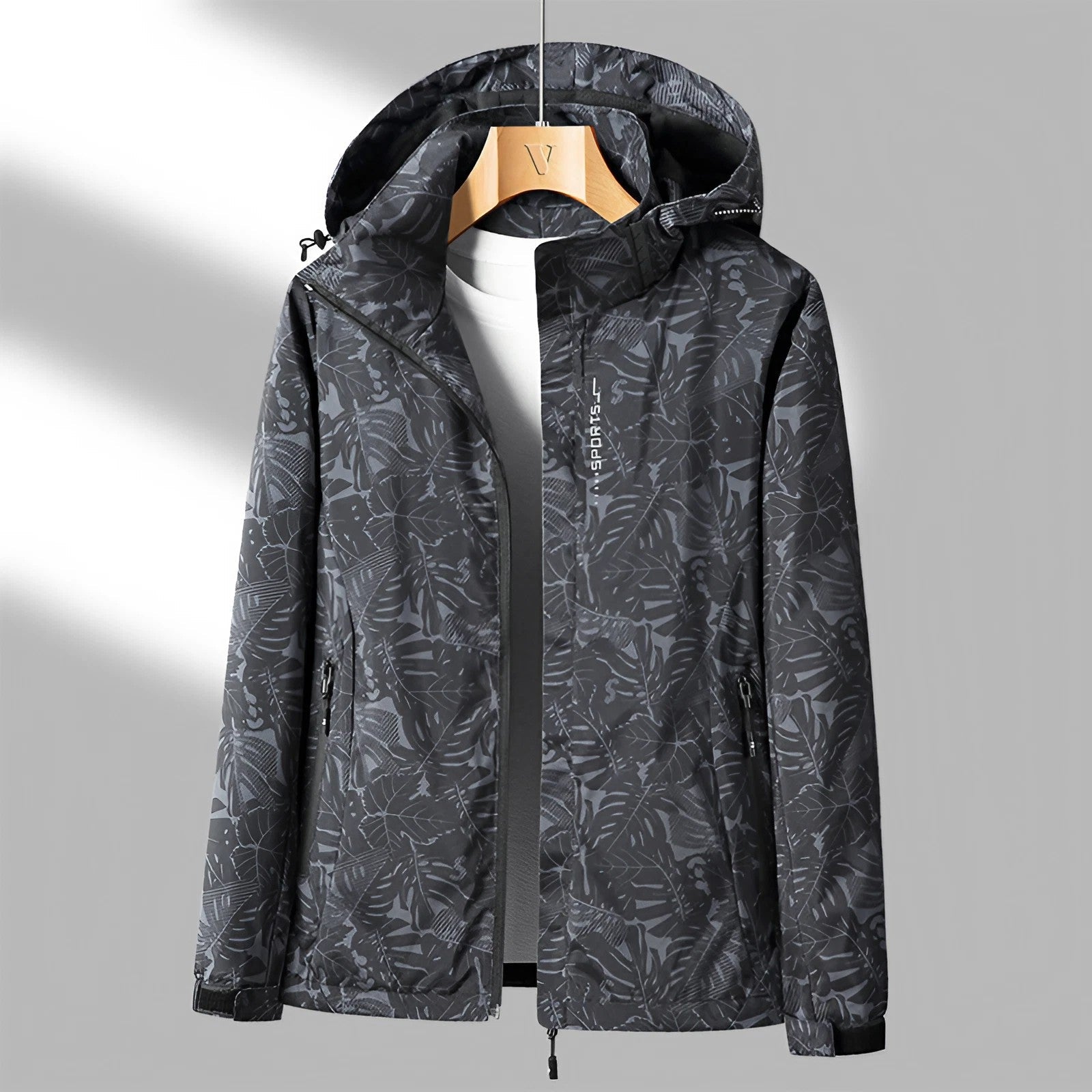 Valenzora | Waterproof women's hooded rain jacket