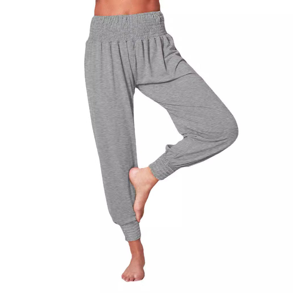 Luftige Sommerhose für Damen mit Gummibund, Größe