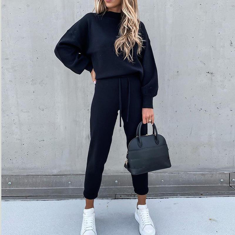 Valenzora | Lace-up trousers two-piece set