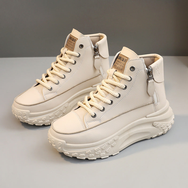 Valenzora | Lässige Plateau-Knöchelsneaker