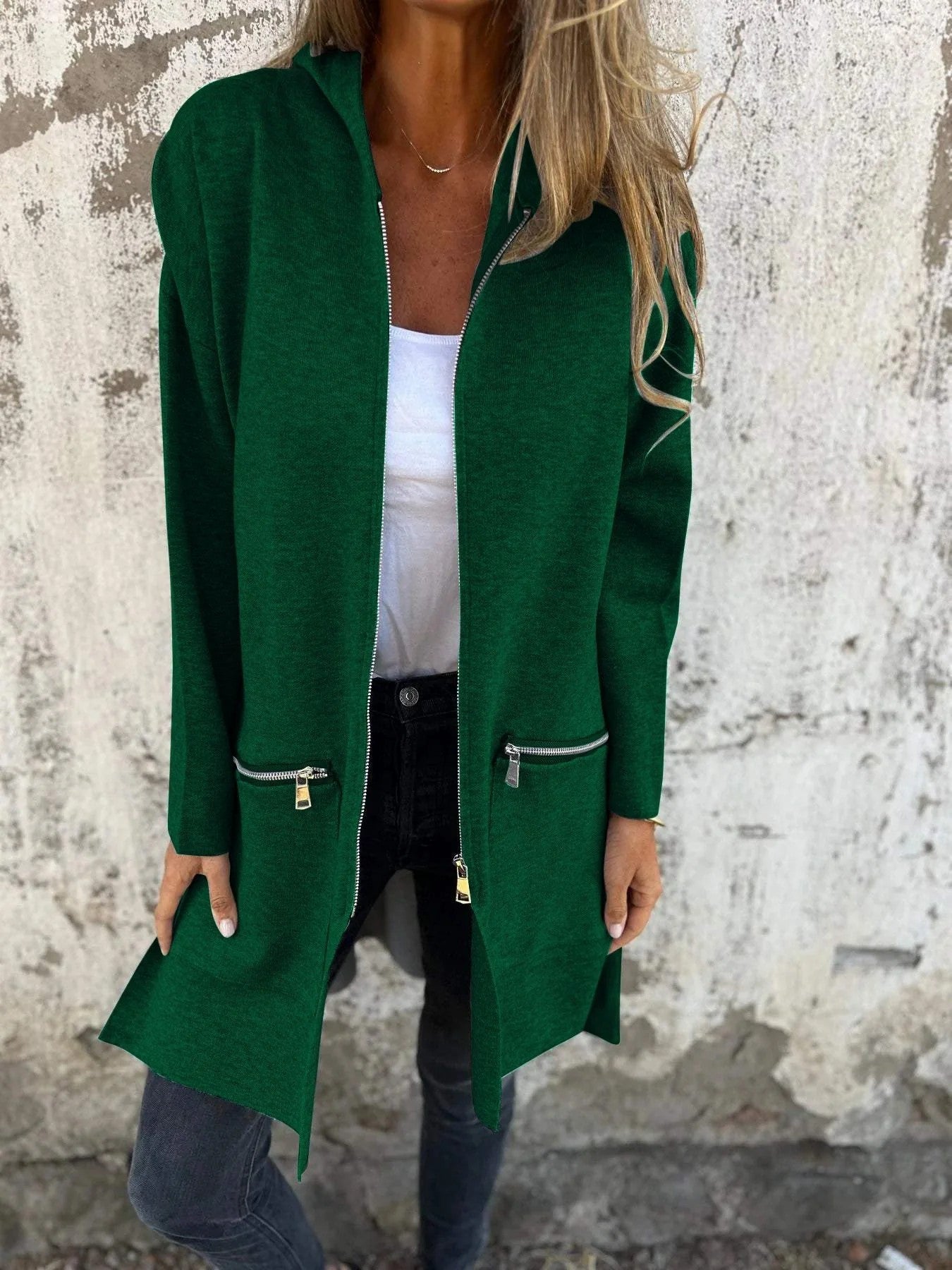 Valenzora | Jacken-Set mit Reißverschluss-Kapuzenpullover