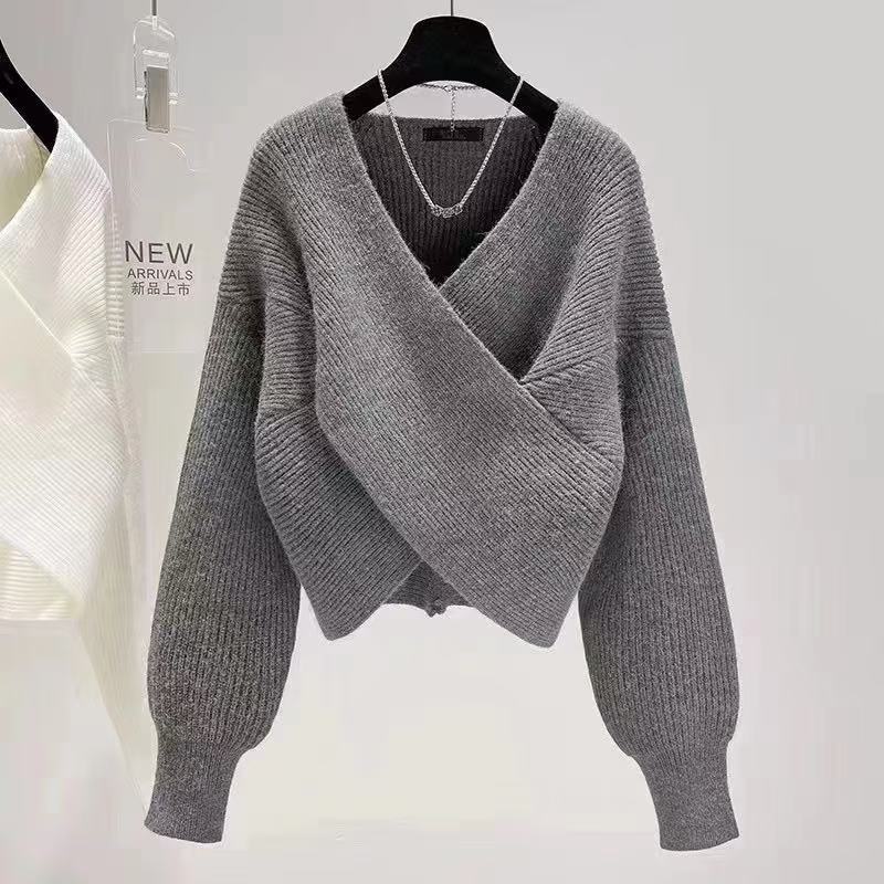 Valenzora | My Heart Plus Size Crop Sweater