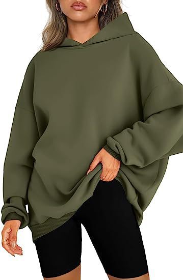 Damen-Oversize-Hoodie mit Seitenschlitzen, Größe