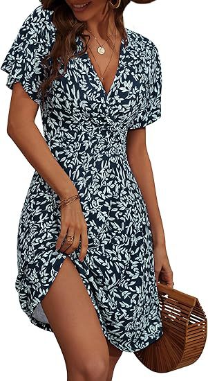 Blossomé™ - Elegant floral mini dress for women