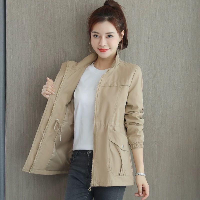 Valenzora | Trench Coat with Zipper for Women