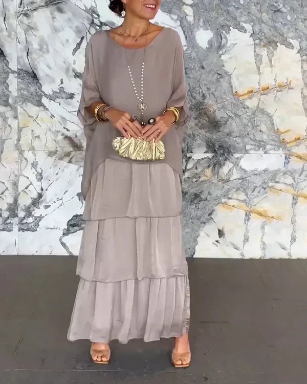 Valenzora | Elegant Layered Dress