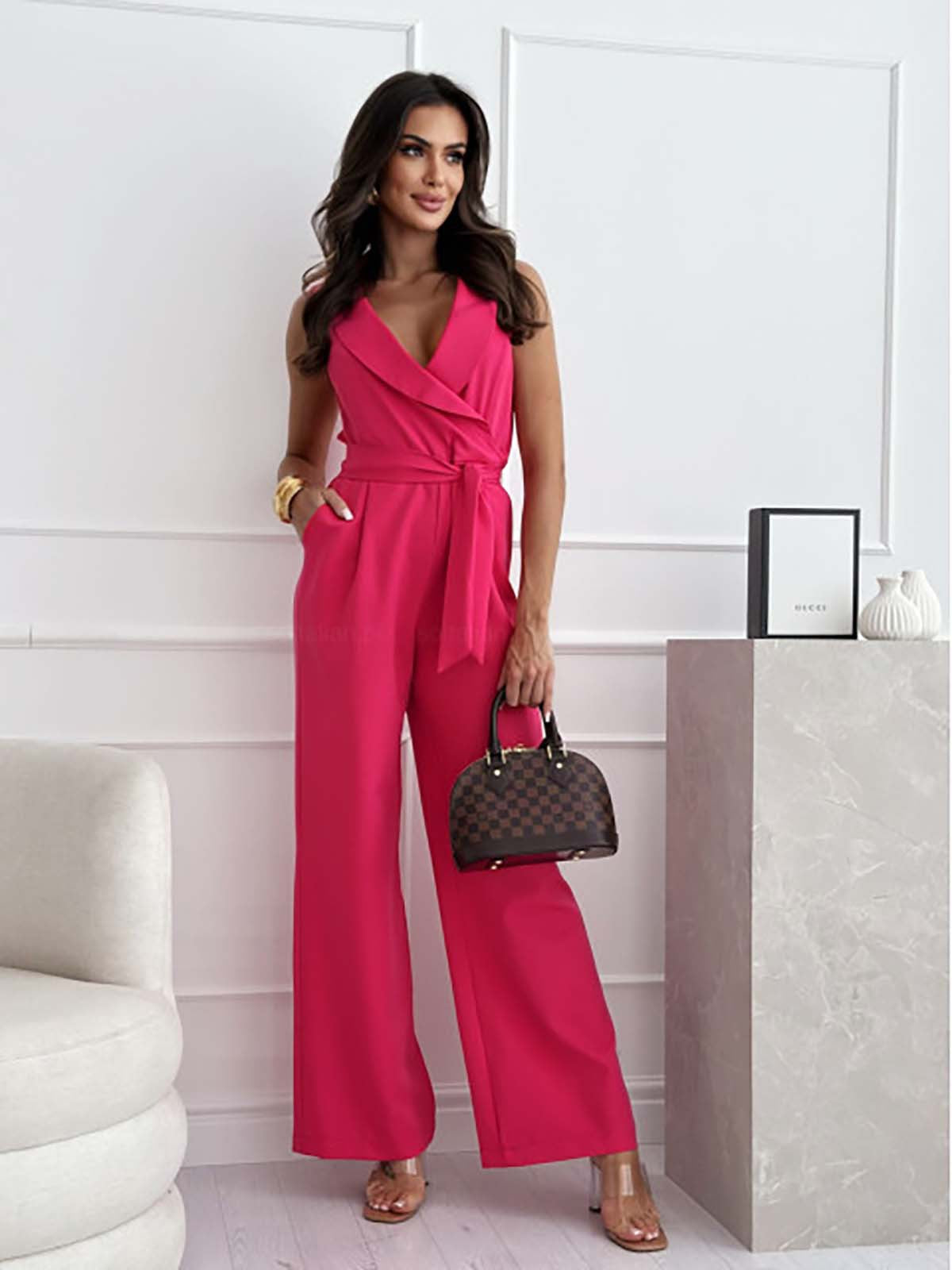Valenzora | Eleganter Wickel-Jumpsuit