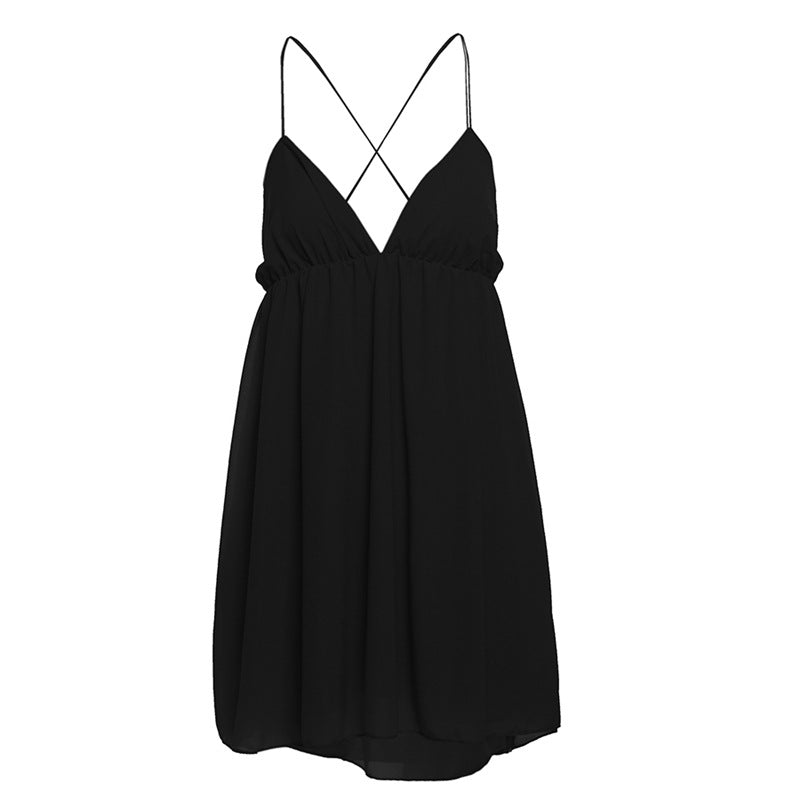 Valenzora | Backless Maxi Dress with Cut-Out: Timeless Summer Elegance