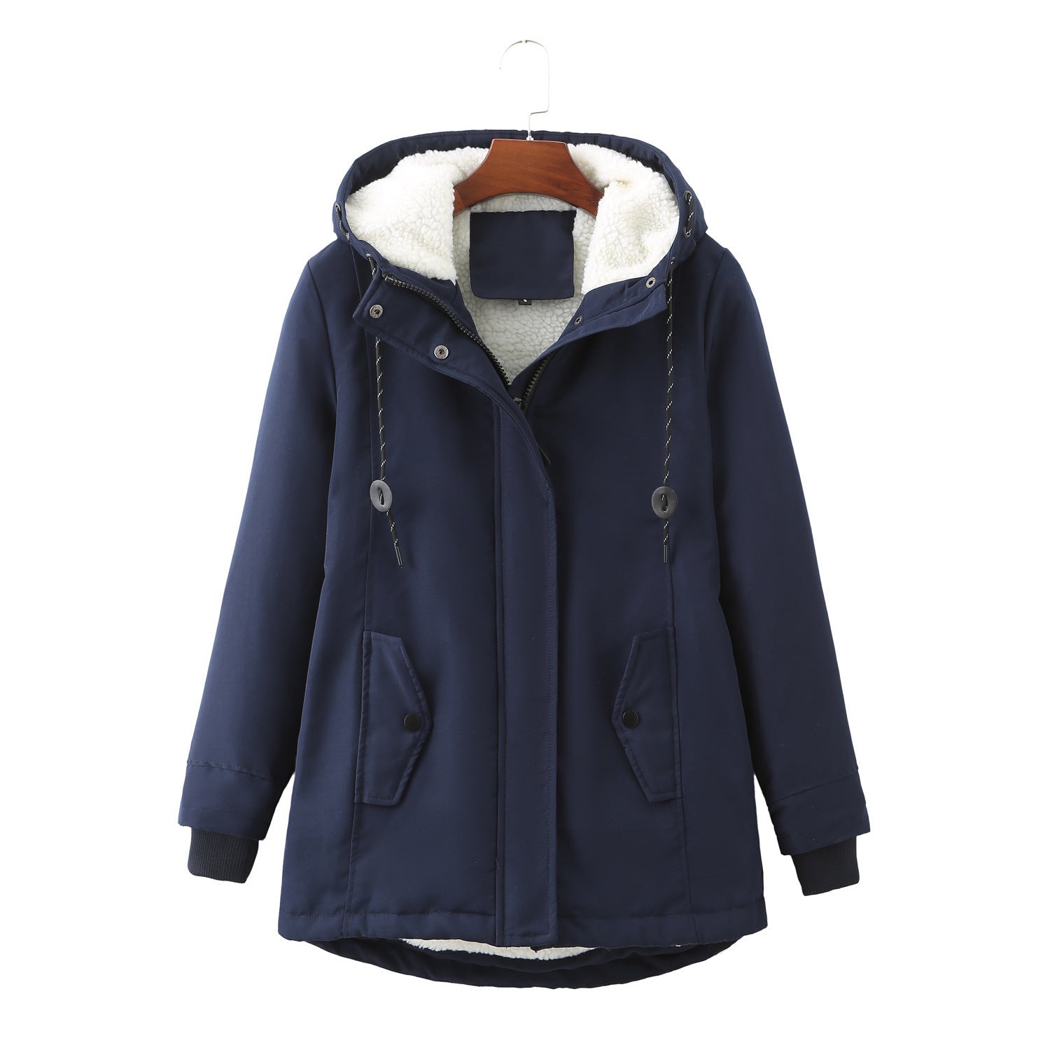 Valenzora | Casual winter jacket with fur lining for women